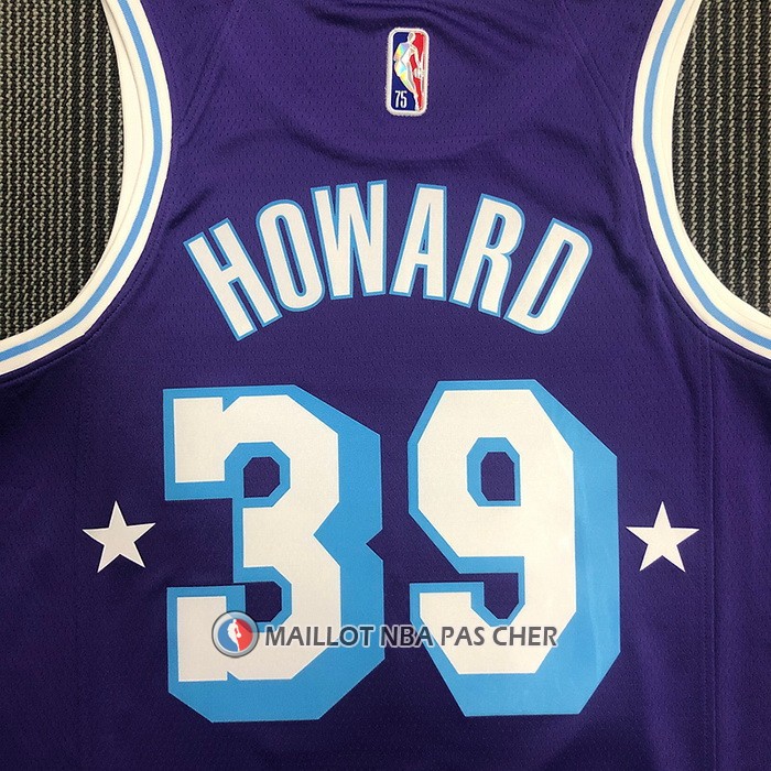 Maillot Los Angeles Lakers Dwight Howard NO 39 Ville Edition 2021-22 Volet